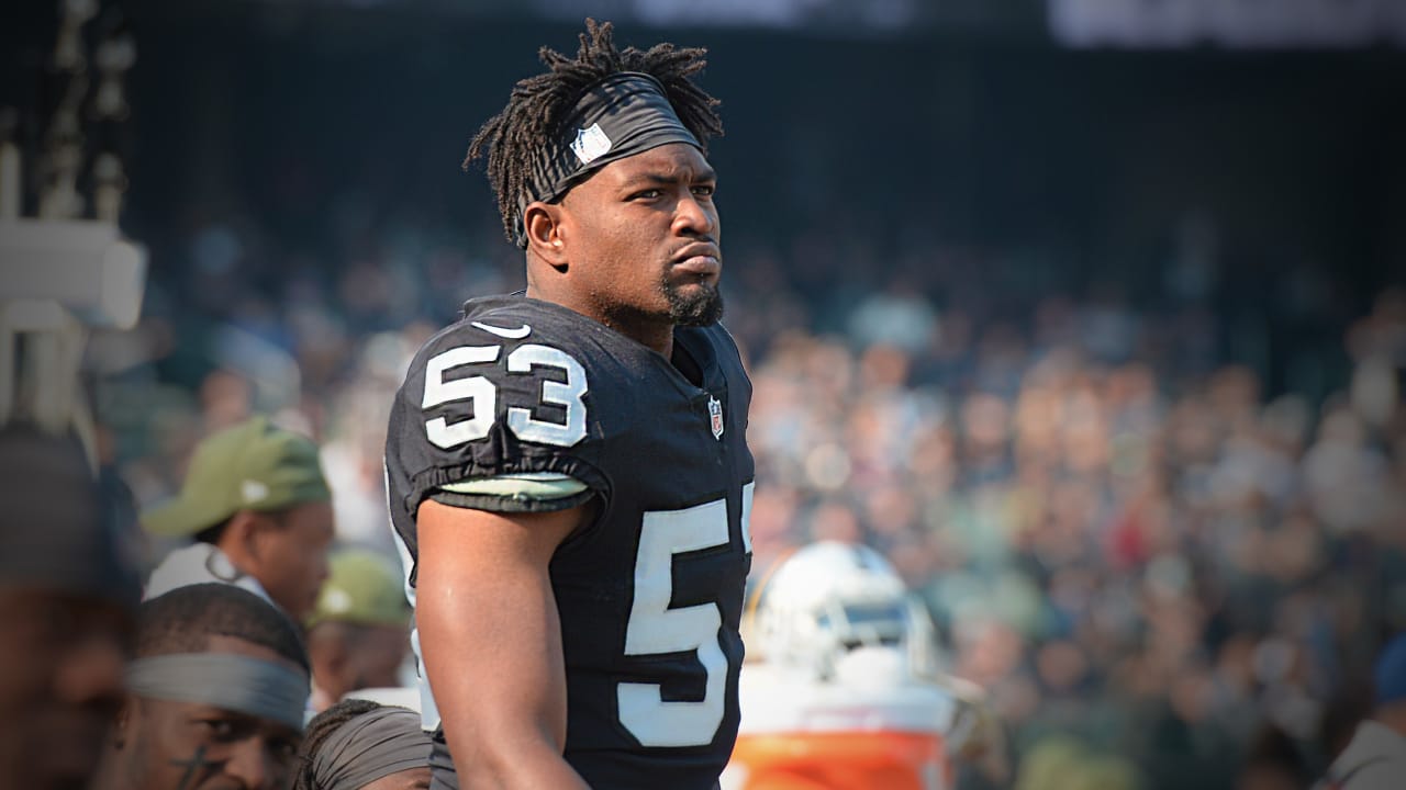 Raiders release linebacker Derrick Johnson, promote Jason Cabinda