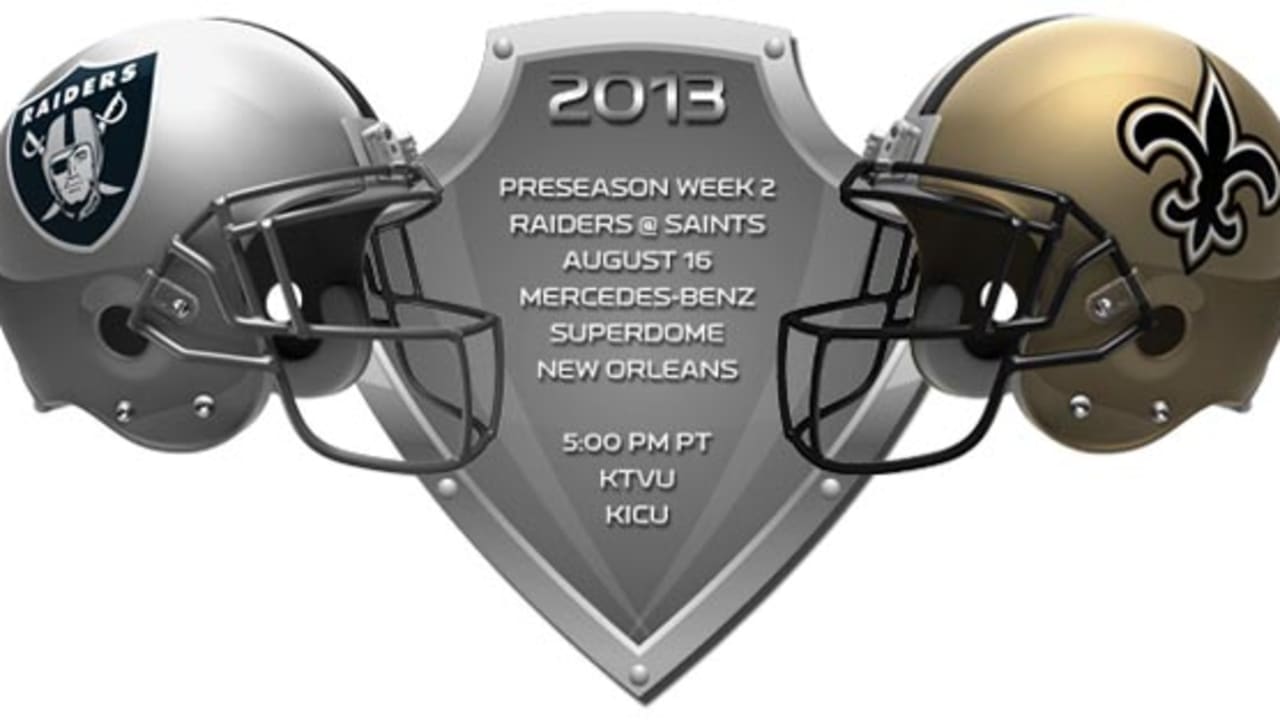 Las Vegas Raiders vs. New Orleans Saints