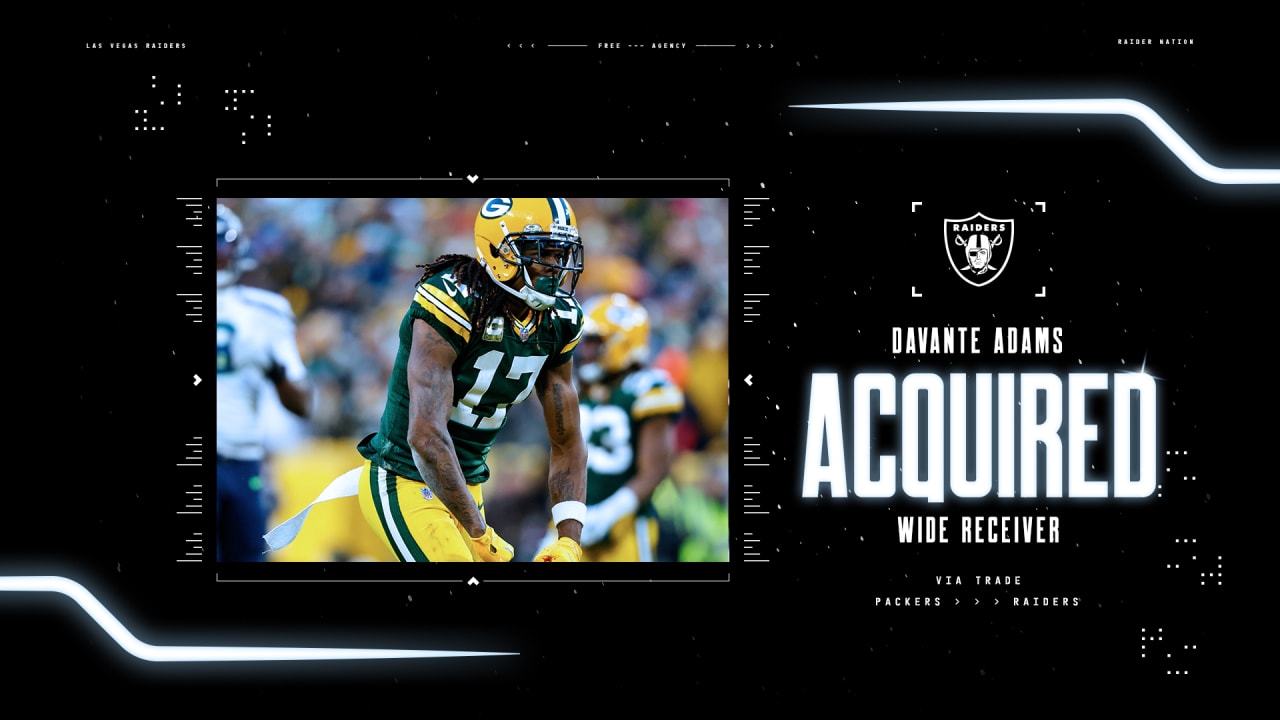 Raiders acquire Davante Adams from Packers for two 2022 draft picks