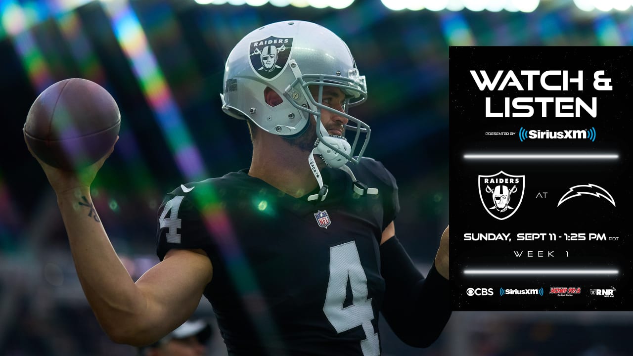 How to Watch and Listen, Las Vegas Raiders