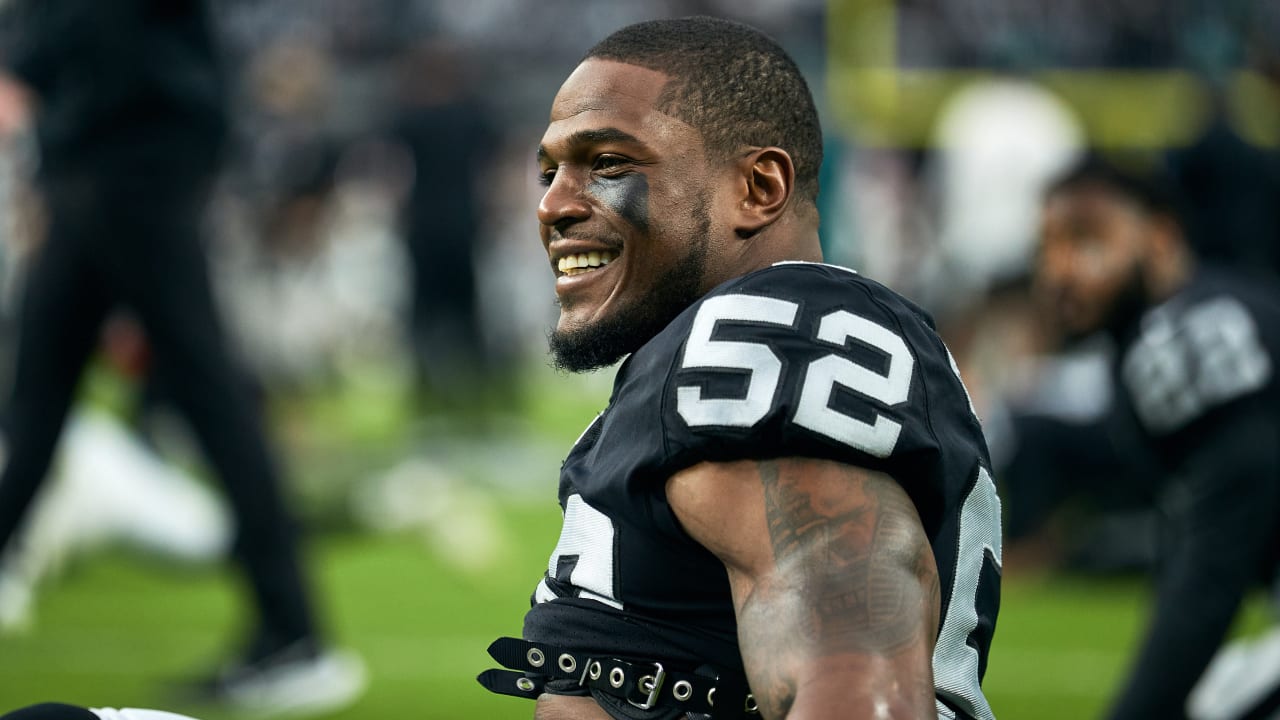 Defensive end Maxx Crosby's sound on the field from joint practice with the  Los Angeles Rams prior to the Raiders' Preseason Week 2 matchup