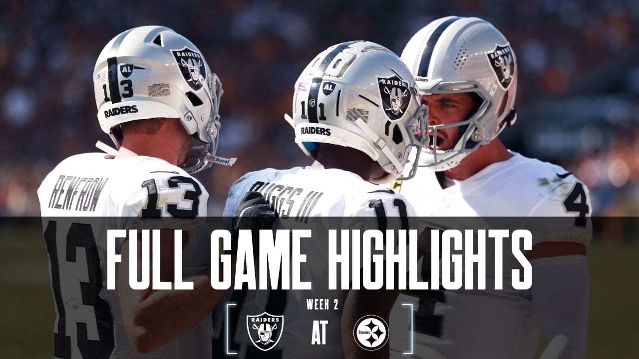 Full game highlights - Raiders vs. Steelers - Week 2