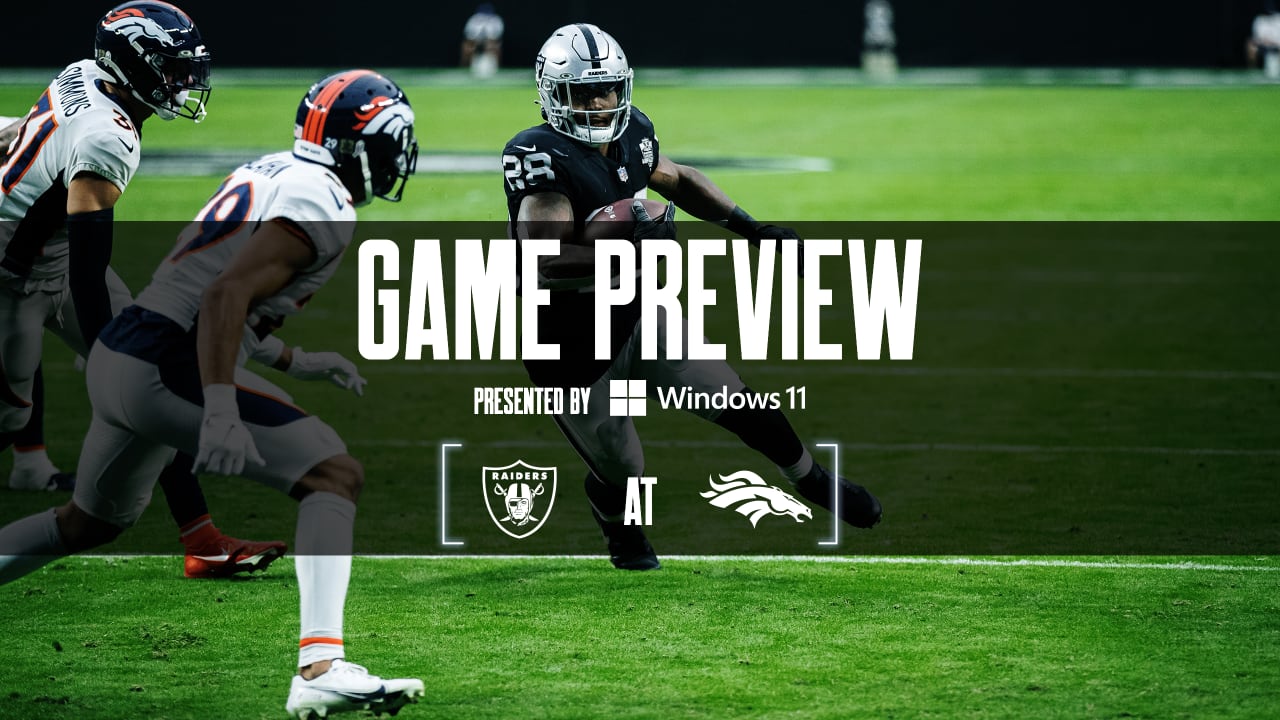 Denver Broncos at Las Vegas Raiders Week 4 preview: First AFC West win? -  Mile High Report
