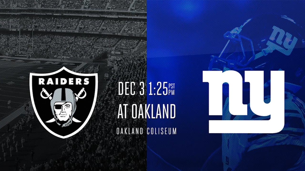 Trailer: Raiders vs. Giants - Week 13