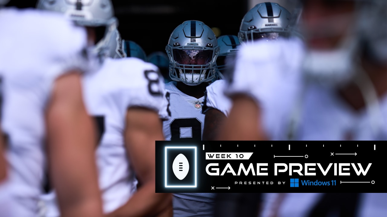 Game Preview: Raiders return home to host Indianapolis Colts in Week 10