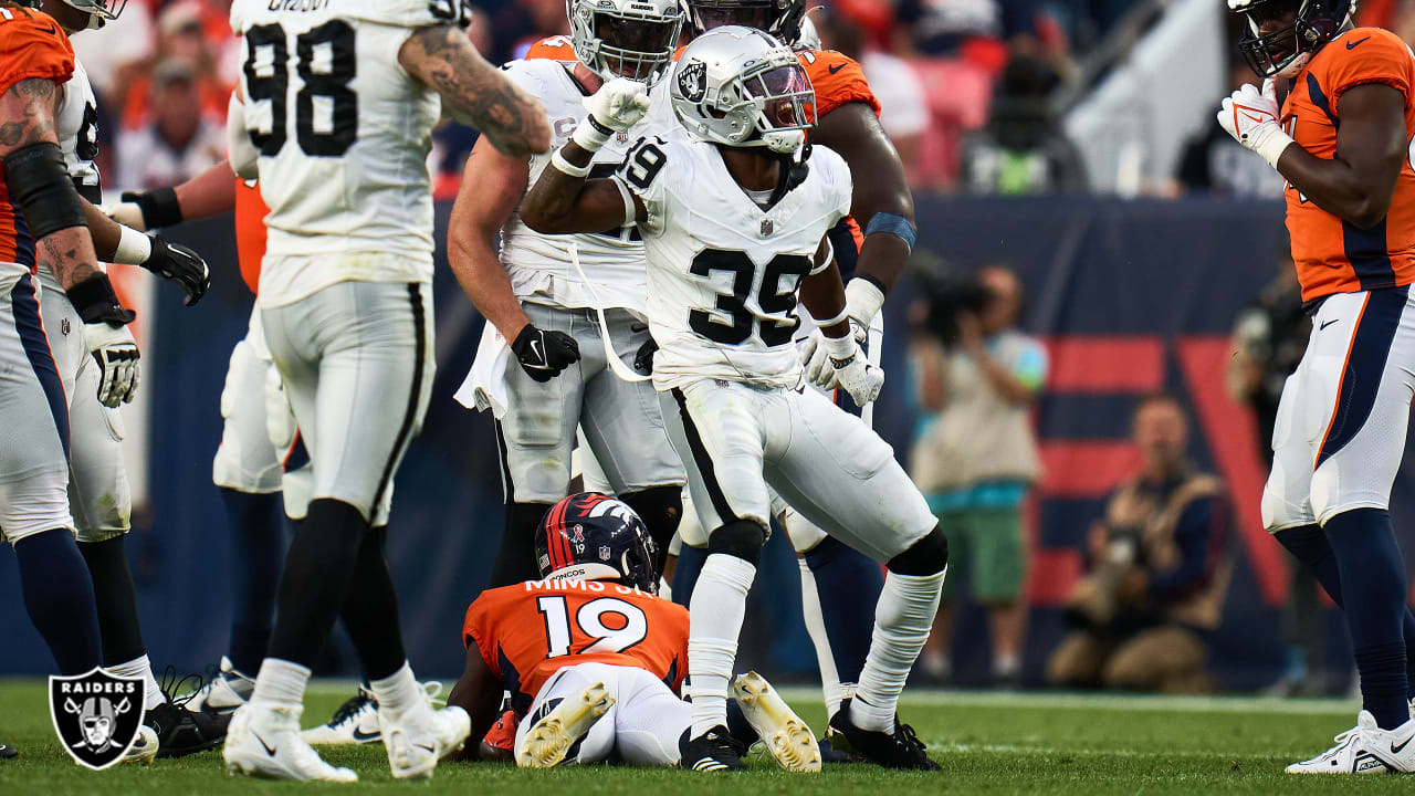 Raiders 2023 Week 1 Highlights vs. Broncos  Tight end Austin Hooper makes  clutch 20-yard catch vs. Denver Broncos