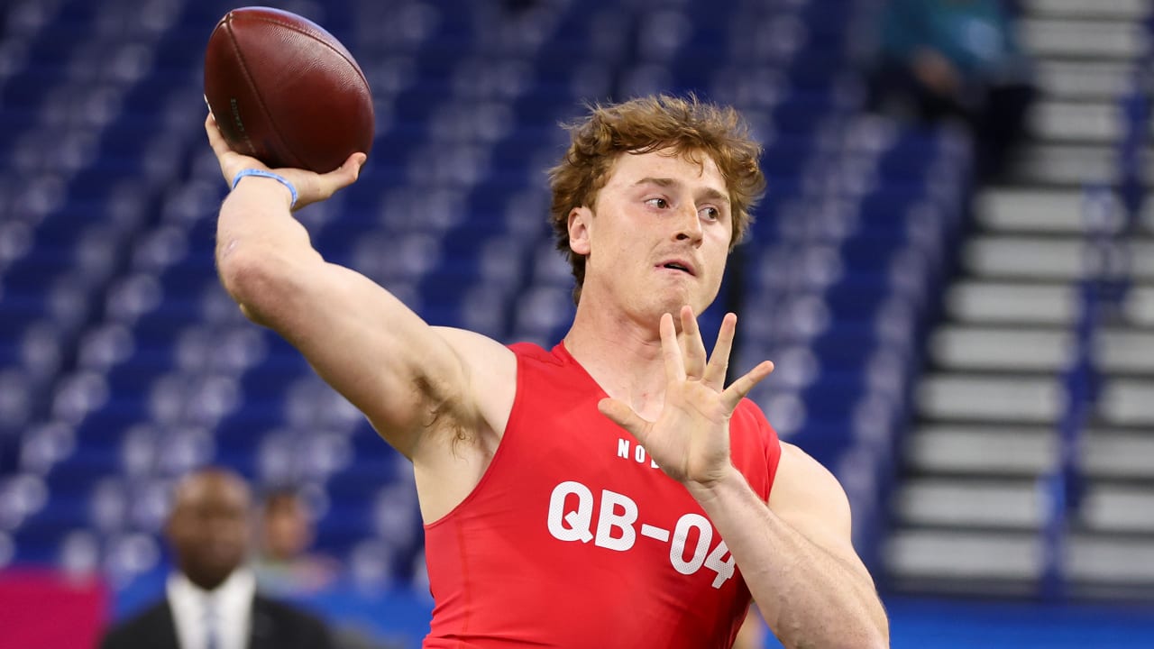 Watch: Max Duggan's 2023 NFL Scouting Combine workout