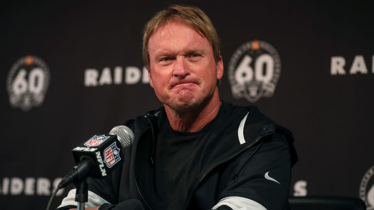 Coach Gruden on Hunter Renfrow's injury status, recaps Week 12 vs. Jets