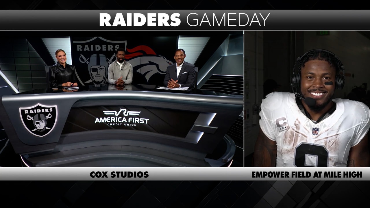 Maxx Crosby and Josh Jacobs join Raiders Gameday to recap Week 1 win over  the Denver Broncos