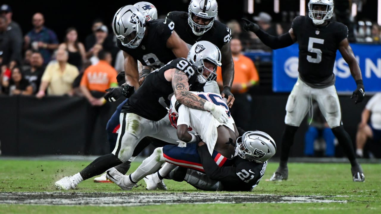 Raiders 2023 Week 6 Highlights vs. Patriots Raiders defense bring