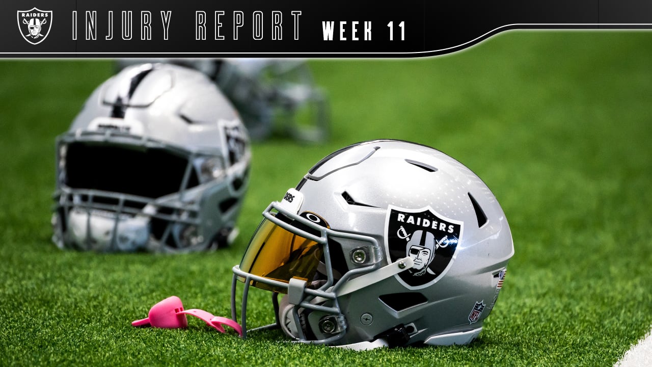 Las Vegas Raiders Week 11 Injury Report: Hurst & Richard