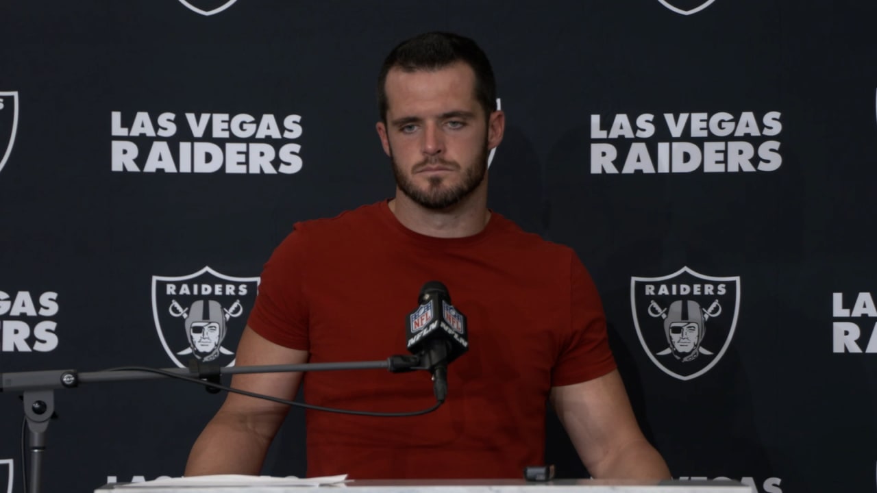 Las Vegas Raiders quarterback Derek Carr on loss to the Los Angeles  Chargers: 'This hopefully wakes us up a little bit'