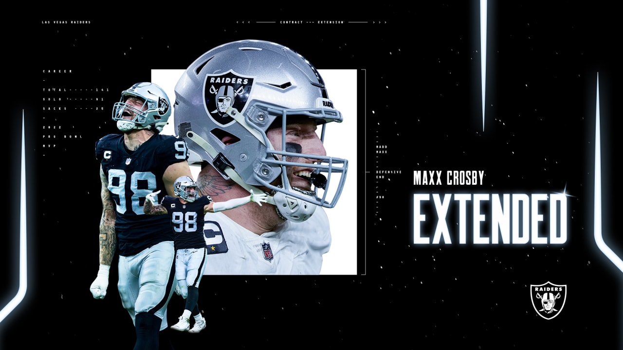 Las Vegas Raiders: Maxx Crosby 2022 - Officially Licensed NFL Removable  Adhesive Decal