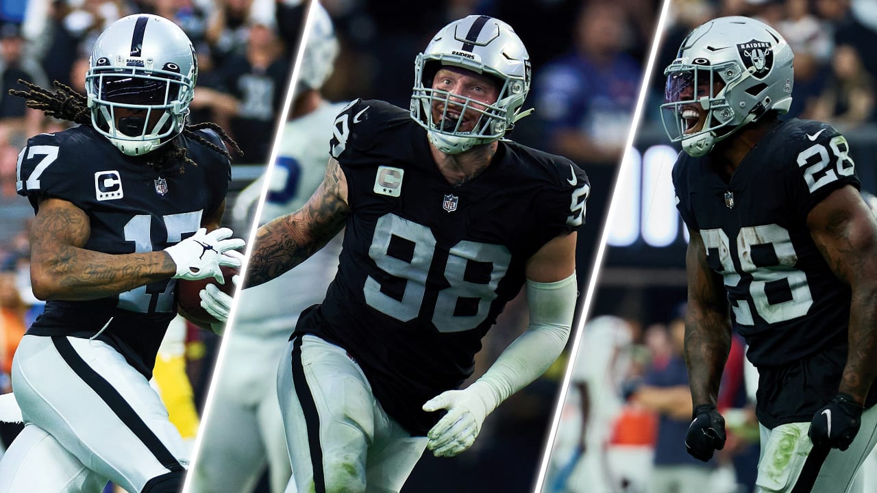 Raiders' Davante Adams, Josh Jacobs, Maxx Crosby make NFL top 100 list, Raiders News