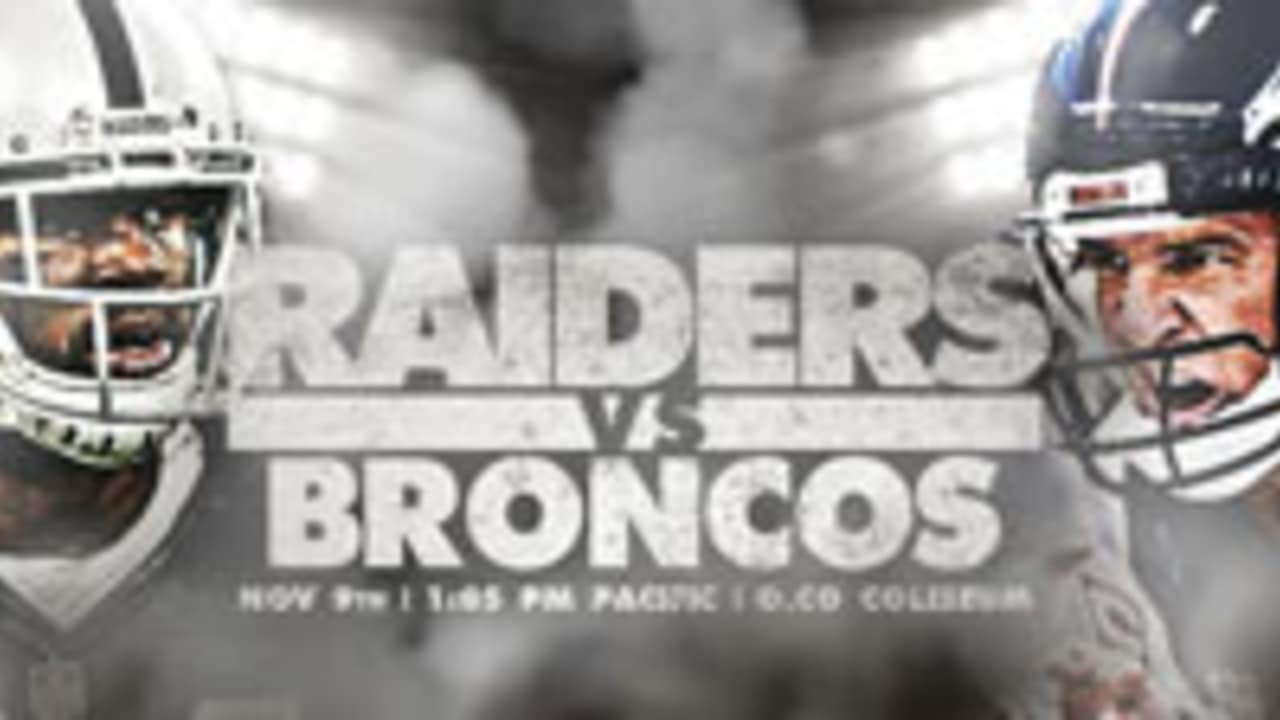 Game Preview Raiders vs. Broncos