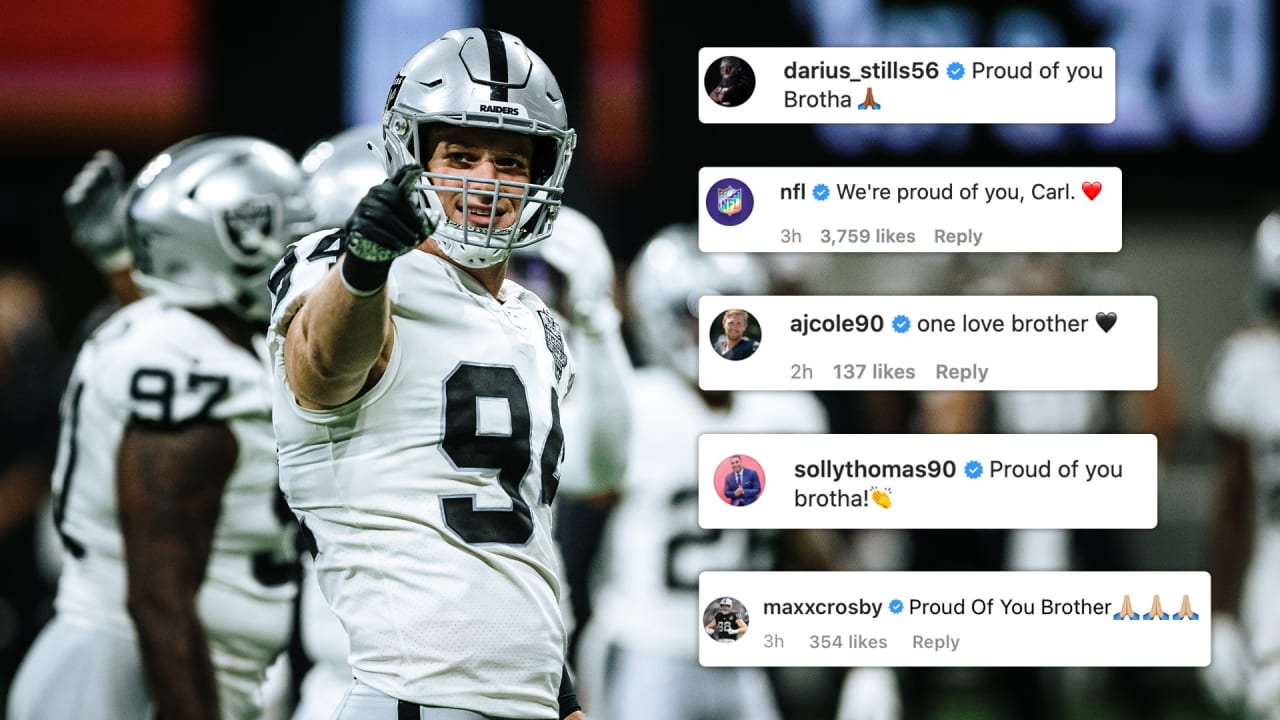 Carl Nassib receives massive outpouring of support after publicly