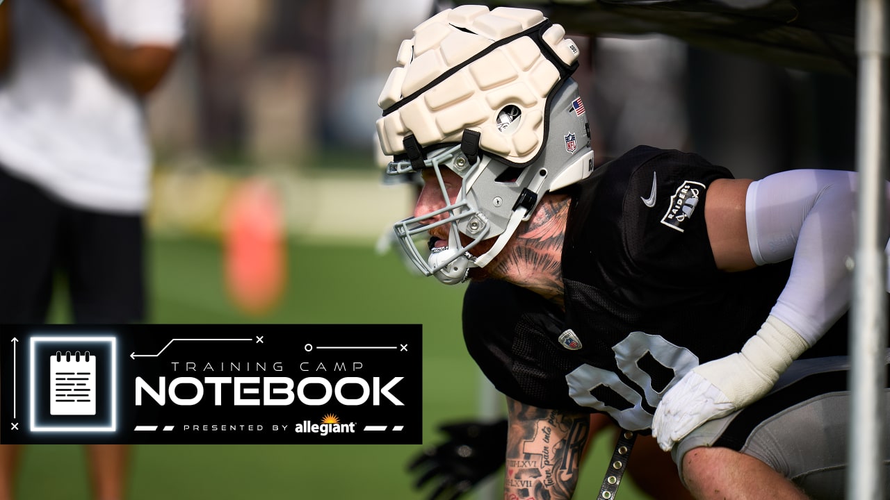 Maxx Crosby gets physical in Raiders' spirited first practice of training  camp in pads - The Athletic