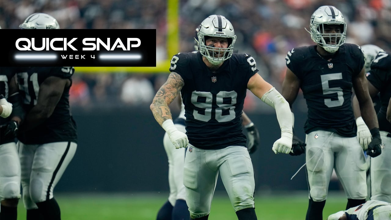 Quick Snap: Raiders pick up first victory of the season against AFC West rivals