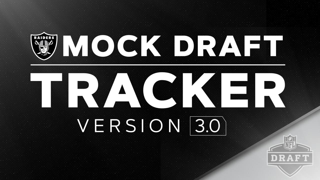 Oakland Raiders 2019 Mock Draft Tracker 3.0