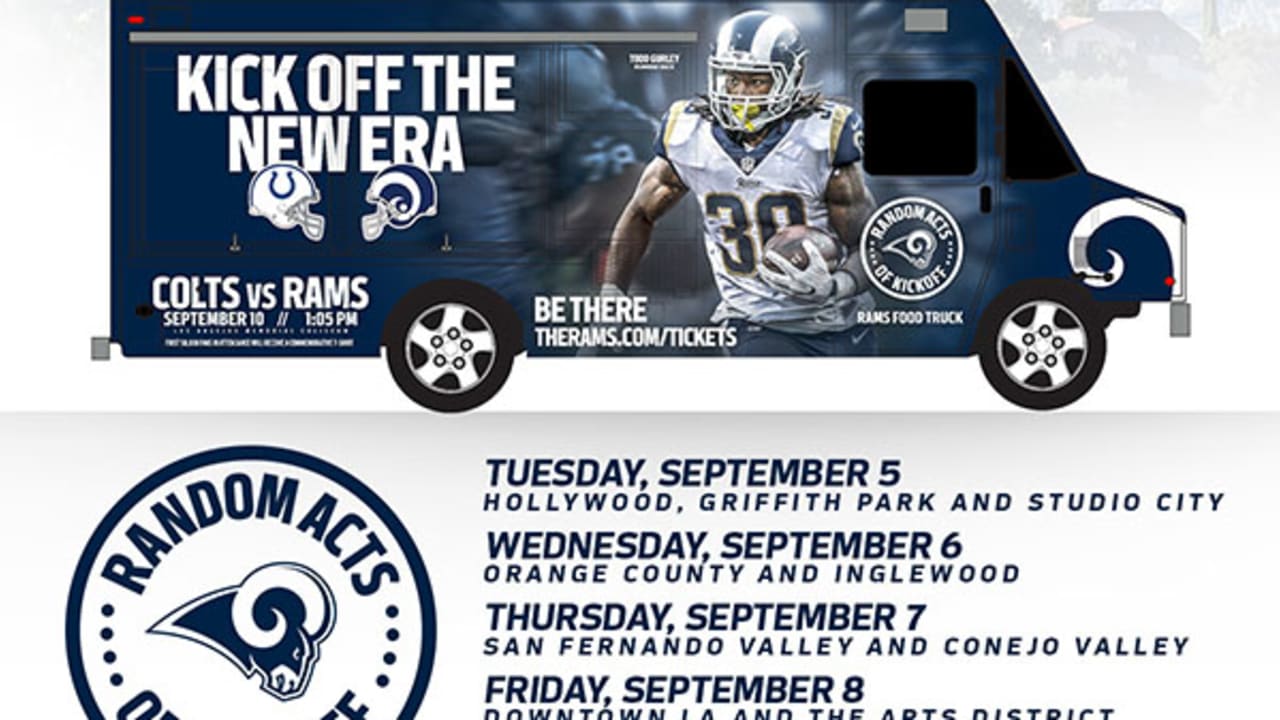 Rams Food Truck to Kick off NFL Season Across Los Angeles