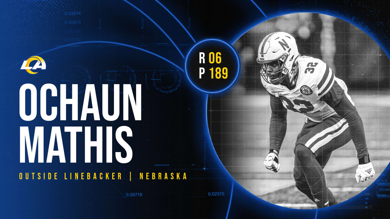 Ochaun Mathis: Los Angeles Rams select former Nebraska football EDGE in 6th  round of NFL Draft