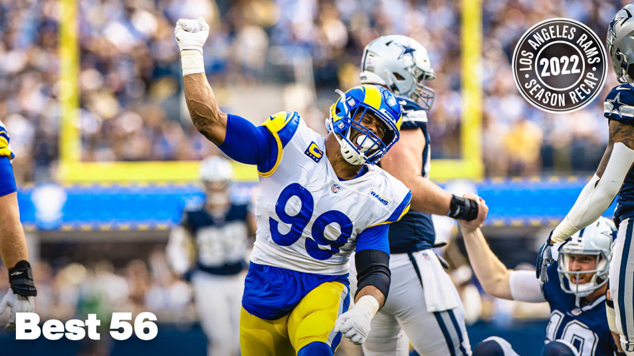 Photo: Rams' Van Jefferson catches a long pass against the Cowboys