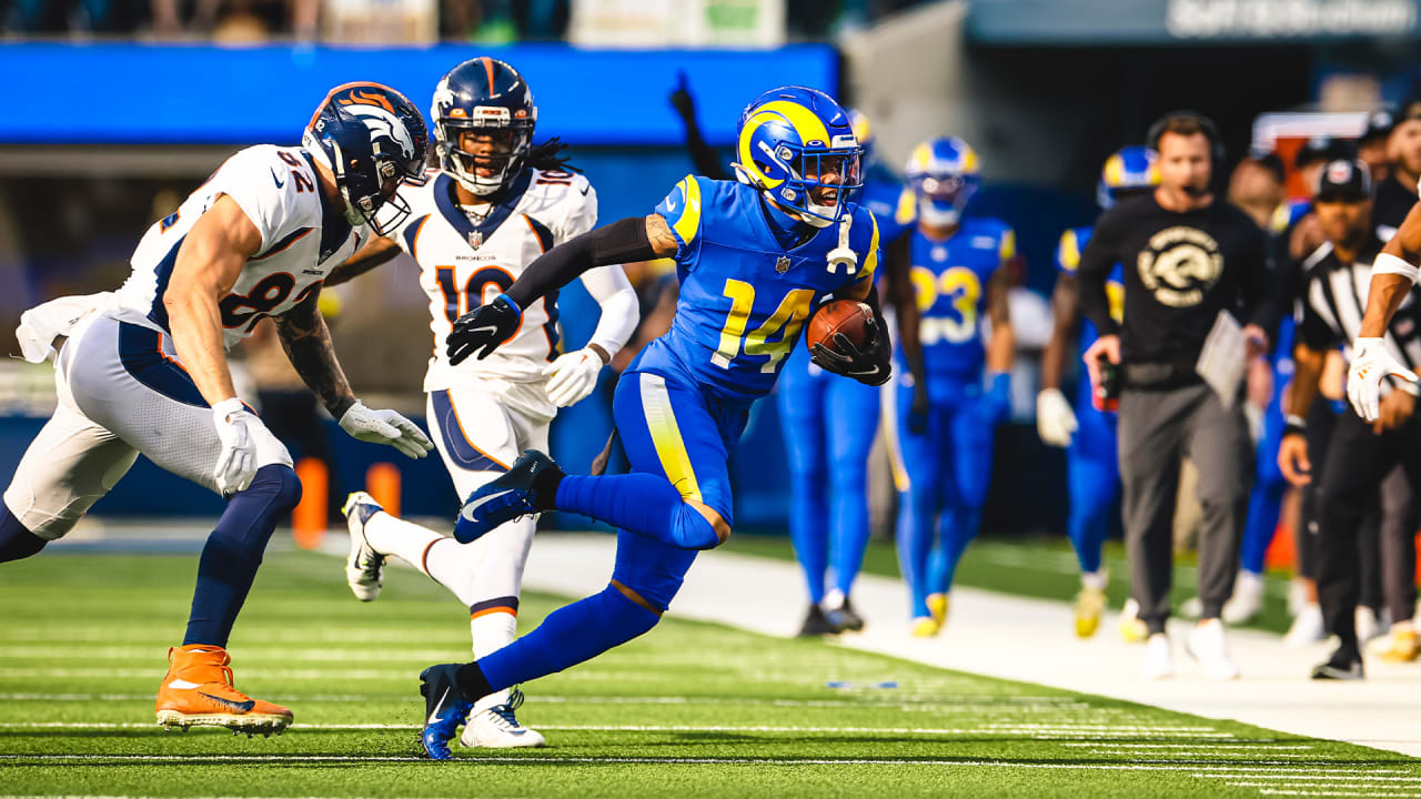 Big day by Los Angeles Rams defense vs. Denver Broncos highlighted by  defensive back Cobie Durant's two interceptions, including first pick-six  of NFL career