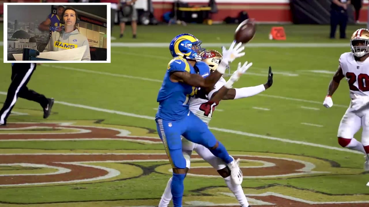 Rams WR Brandon Powell Somersaults Into End Zone For Punt Return Touchdown