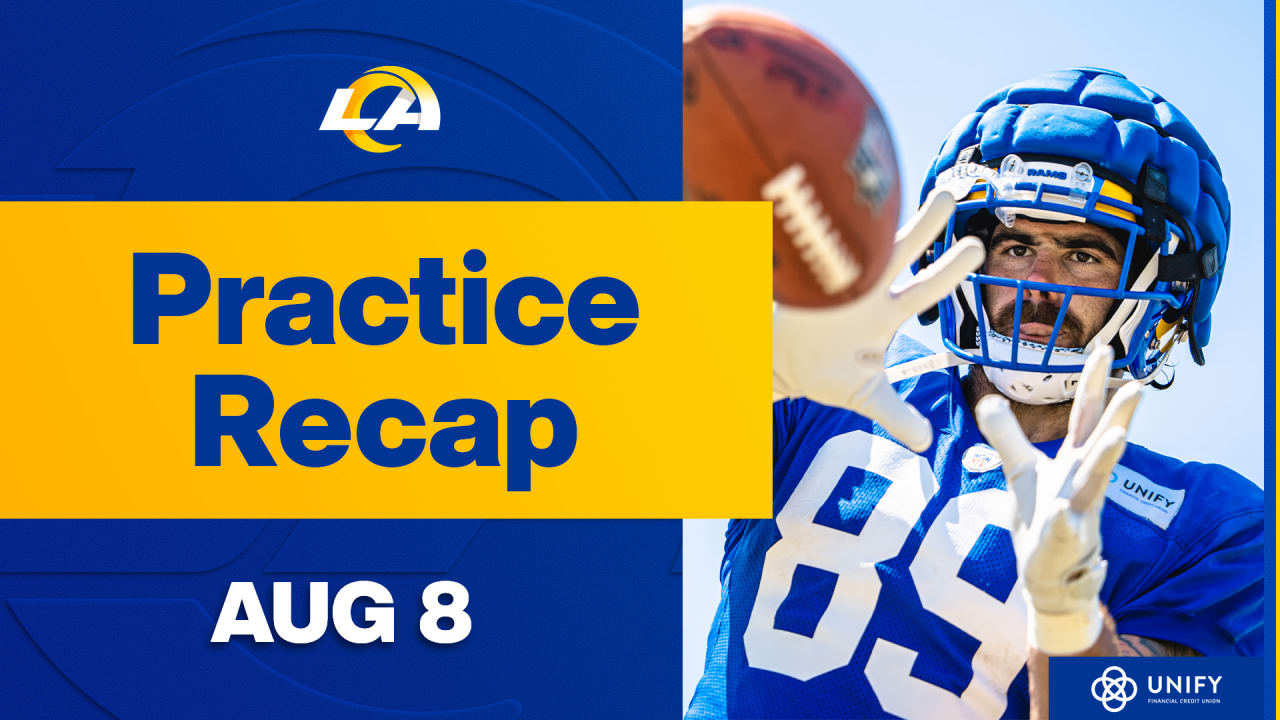 Los Angeles Rams Practice Recap | Tyler Higbee & Tutu Atwell At Rams ...