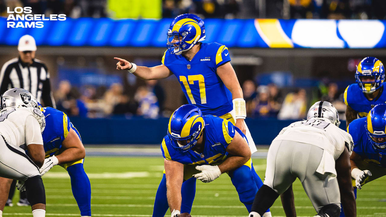 Los Angeles Rams quarterback Baker Mayfield's first pass as a Ram