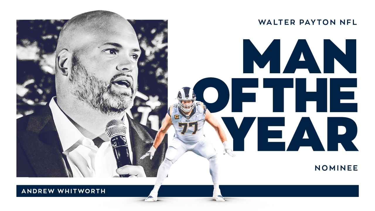 Andrew Whitworth Named Walter Payton 'Man of the Year' at NFL Honors