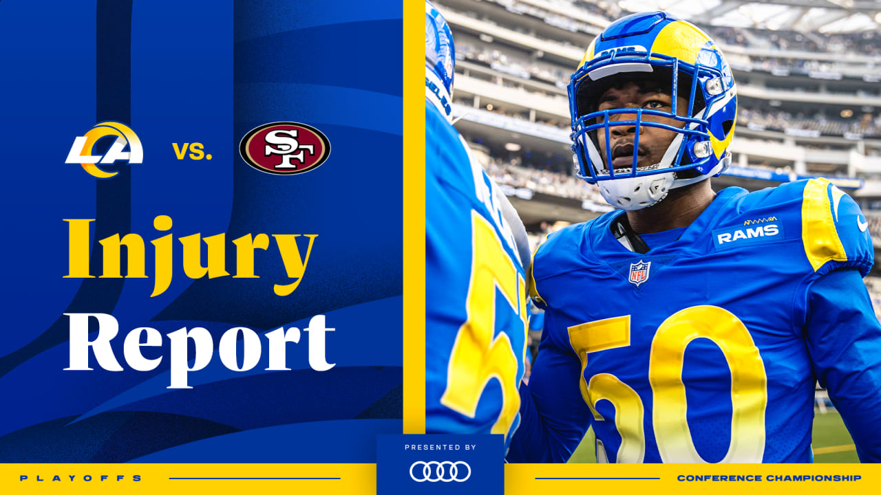Injury Report 1/28: Rams offensive lineman Andrew Whitworth and ...