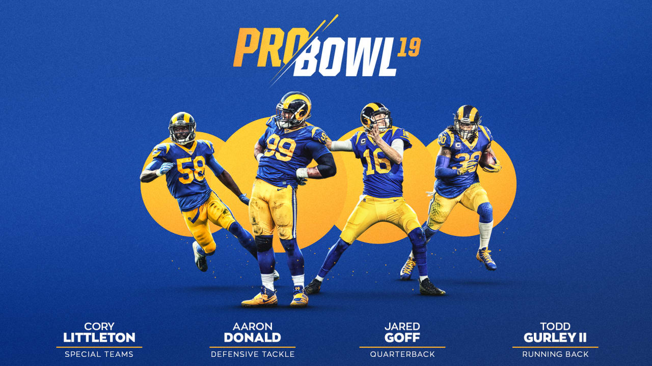 Four Rams Selected to 2019 Pro Bowl