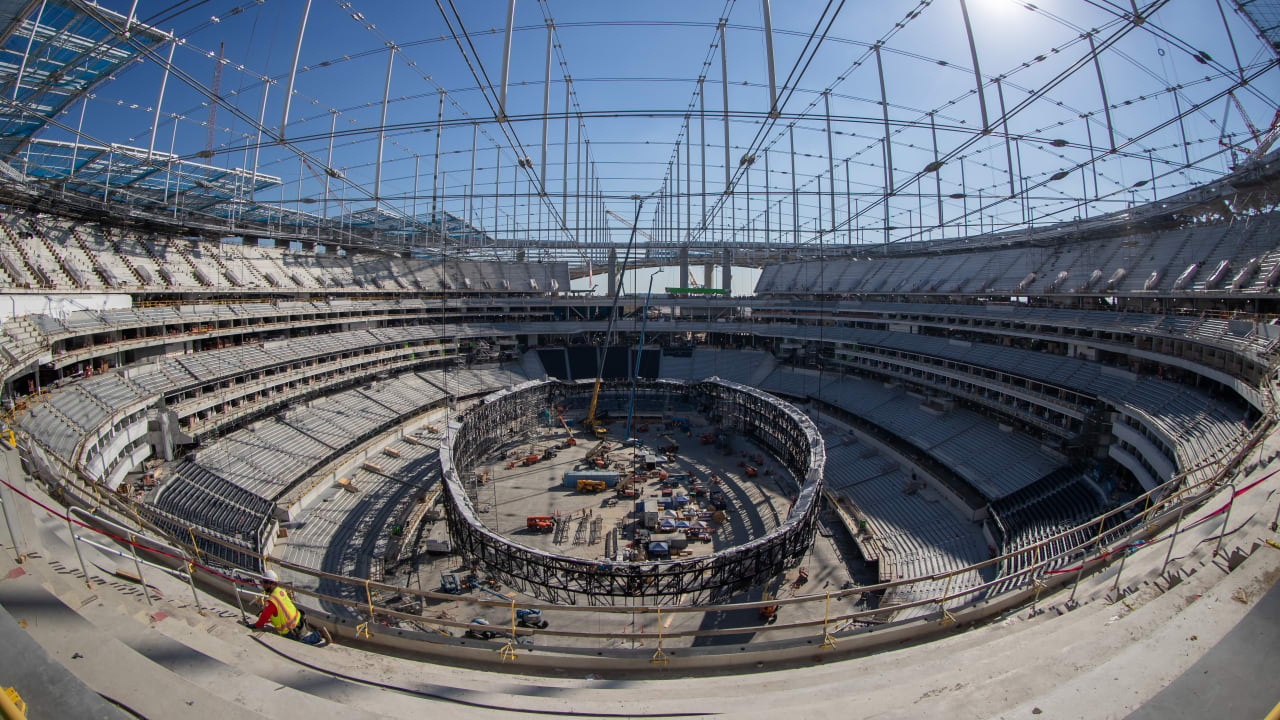 Time-lapse of SoFi Stadium's construction | January 2020