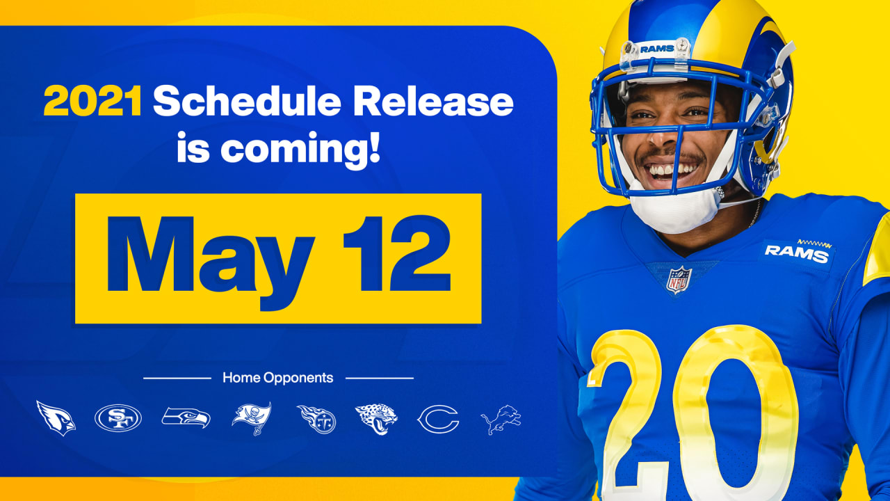 LA Rams uniform schedule for 2021 season