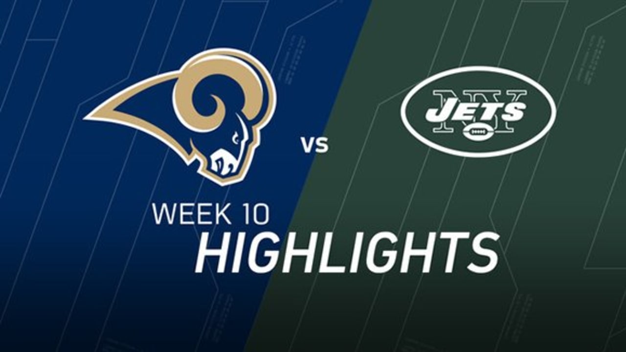 Week 10 Rams vs. Jets highlights