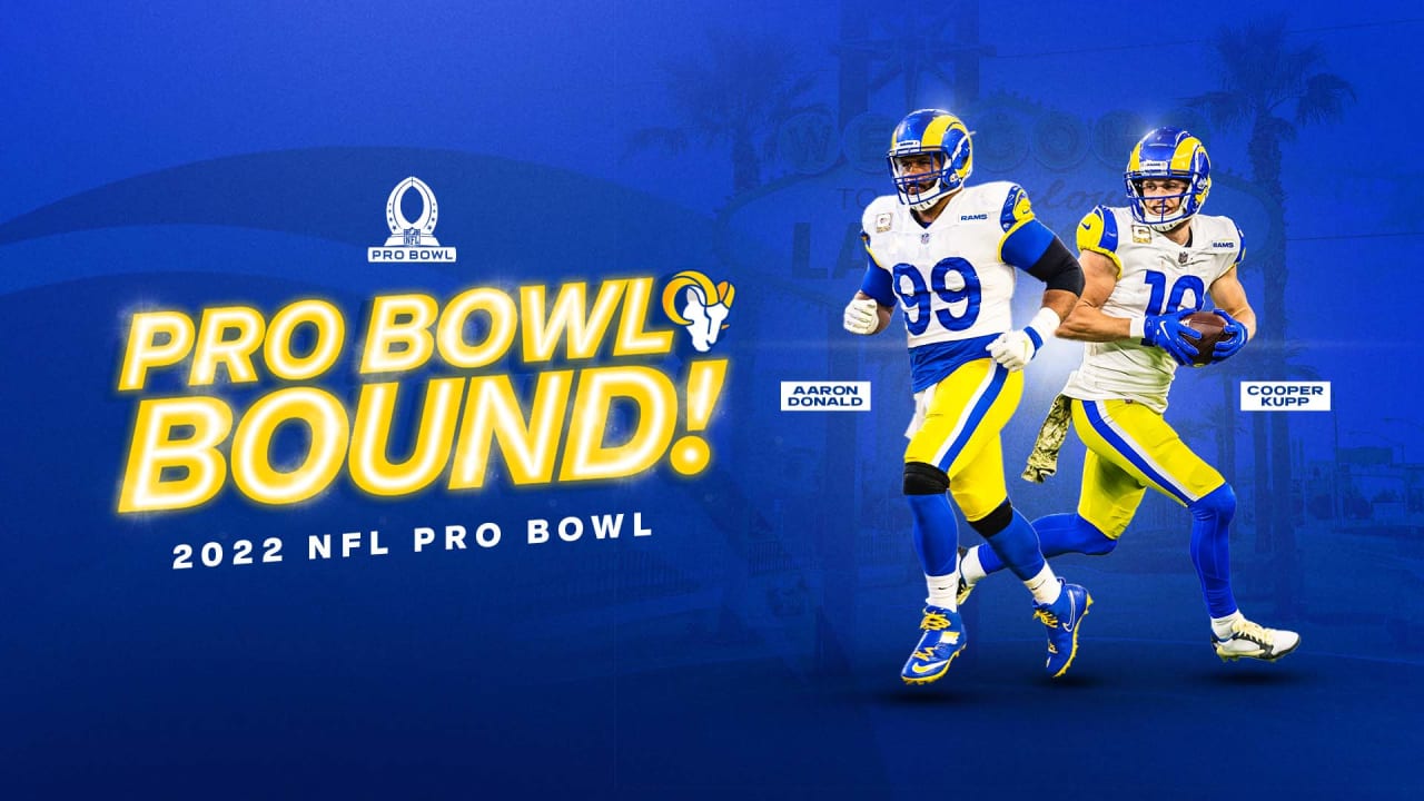 Rams defensive lineman Aaron Donald and wide receiver Cooper Kupp named to 2022  Pro Bowl