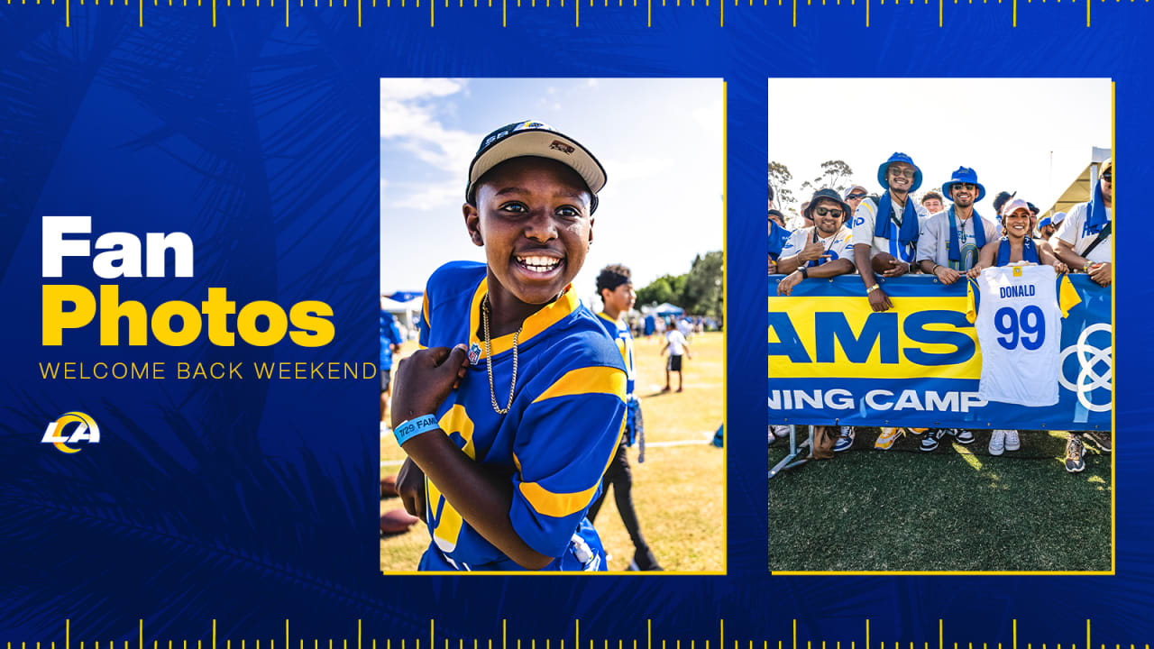 FAN PHOTOS: Rams welcome fans for first open Training Camp practice