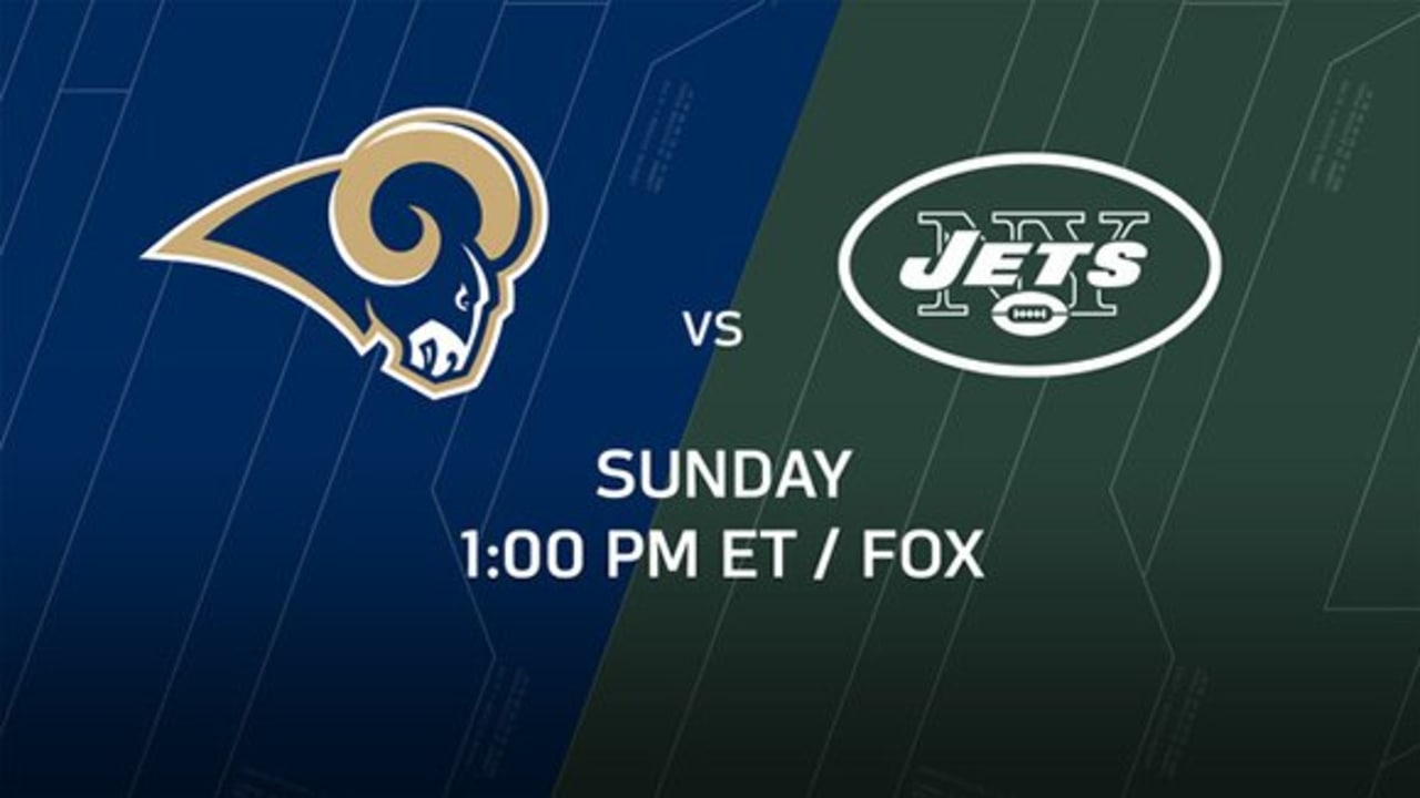 Week 10 game preview rams vs jets