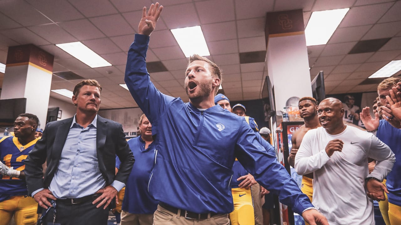 Postgame locker room celebration