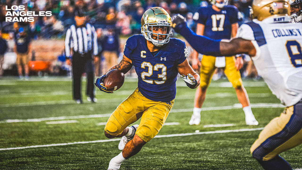 Former Notre Dame, current Los Angeles Rams RB Kyren Williams suffers  broken foot