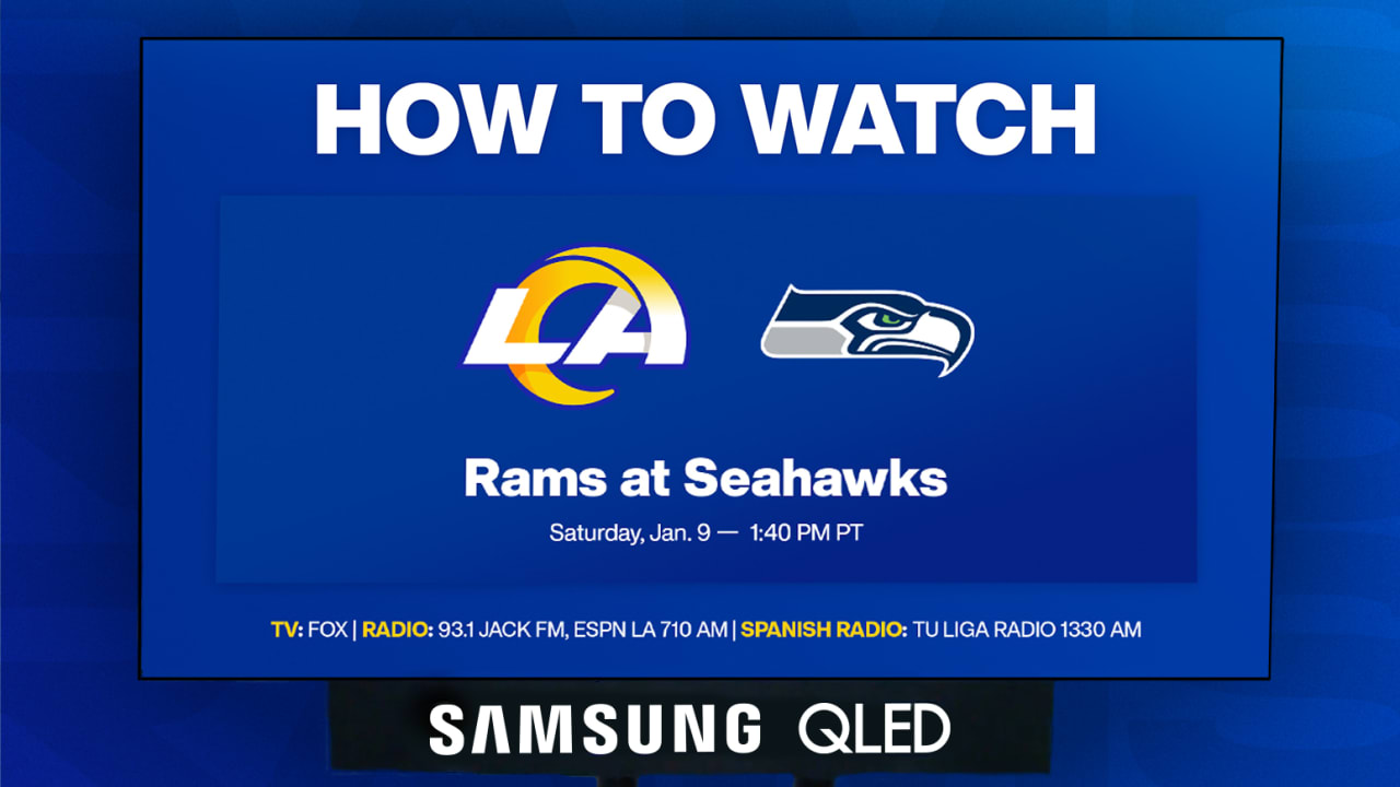 Los Angeles Rams at Seattle Seahawks: How to watch, listen and live stream