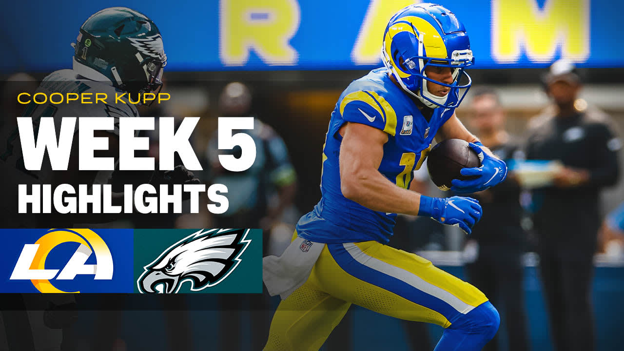 HIGHLIGHTS Every catch from Los Angeles Rams wide receiver Cooper Kupp