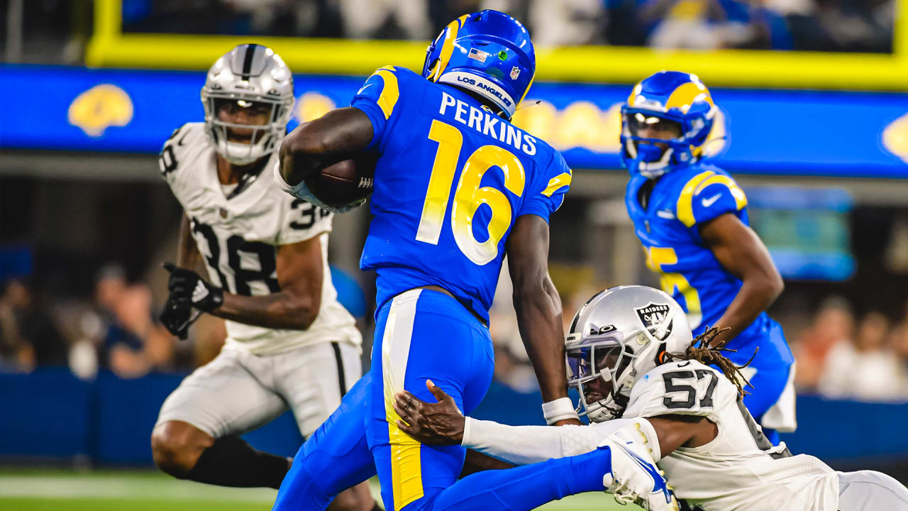 Bryce Perkins says Rams-Raiders felt like a road game at SoFi Stadium