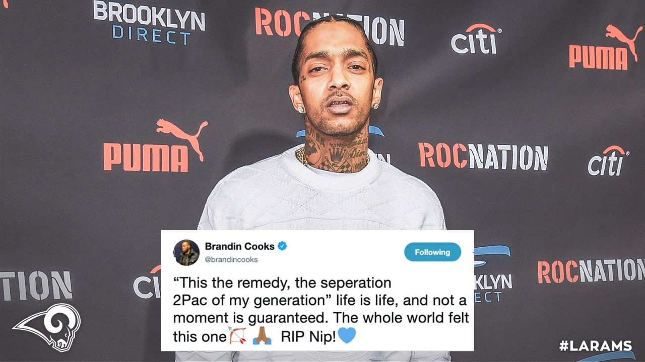 Rams Run Out to Nipsey Hussle's “Last Time That I Checc'd” at