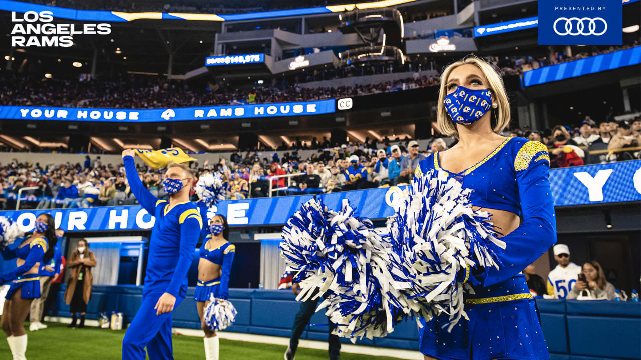 CHEER PHOTOS Rams Cheerleaders at SoFi Stadium for Monday