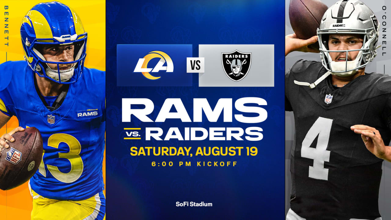 Los Angeles Rams vs. Las Vegas Raiders at SoFi Stadium: Know