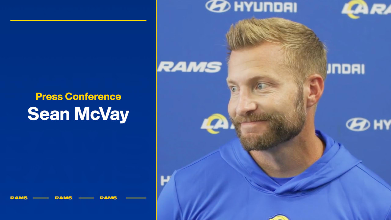 Rams head coach Sean McVay talks final injury updates ahead of Week 4 at  Colts, wide receiver Cooper Kupp returning to practice in Week 5