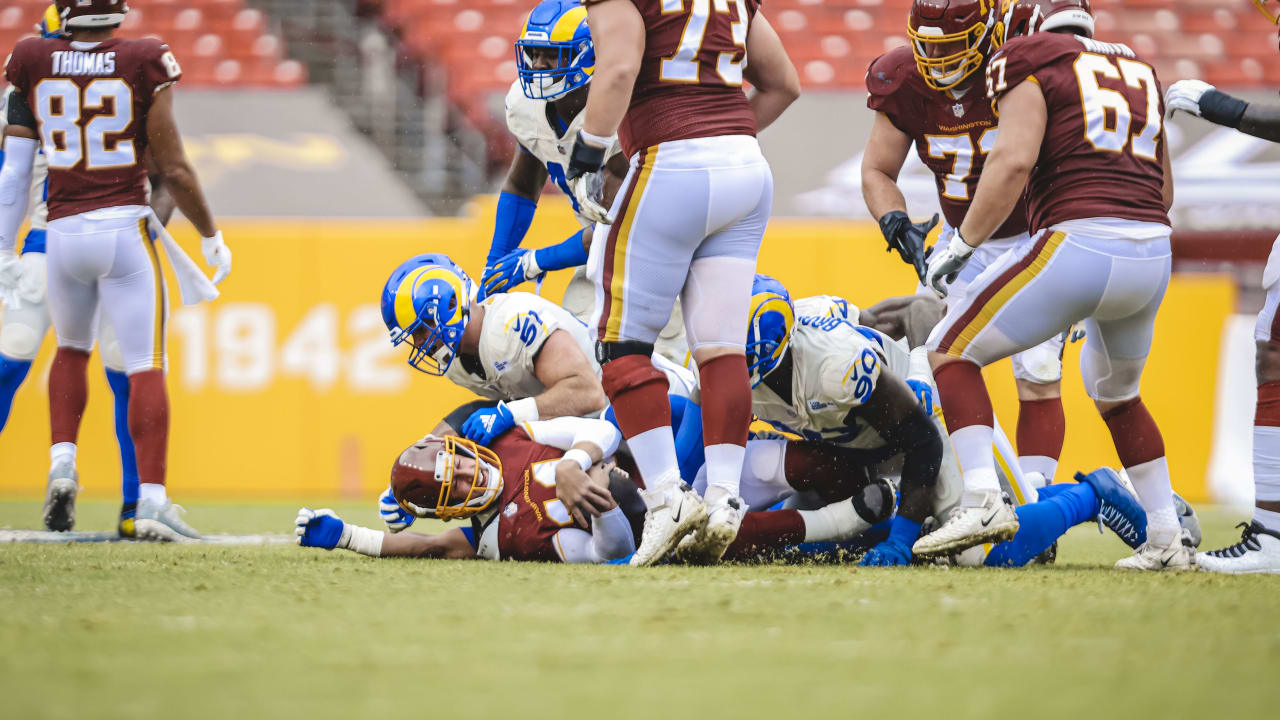 Aaron Donald piggybacks Alex Smith on dominant third-down sack