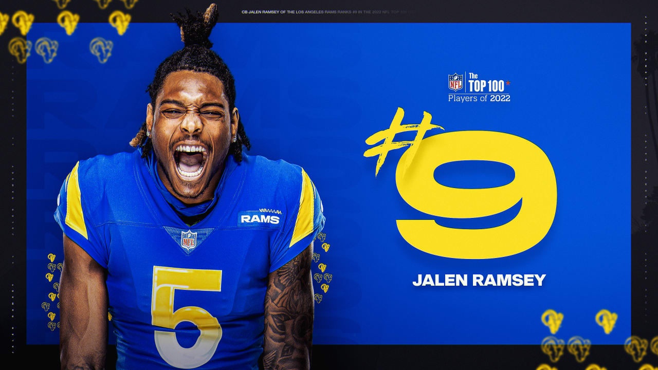 Rams defensive back Jalen Ramsey is No. 9 on NFL Top 100